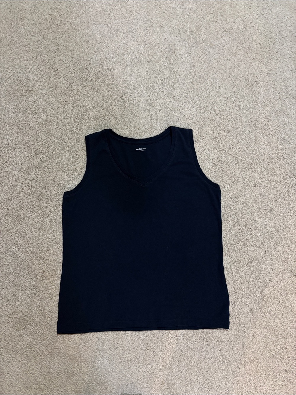 Northern Reflections Navy V-Neck Sleeveless Tank Top